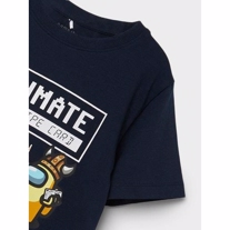 NAME IT Among Us Tee Jenci Dark Sapphire